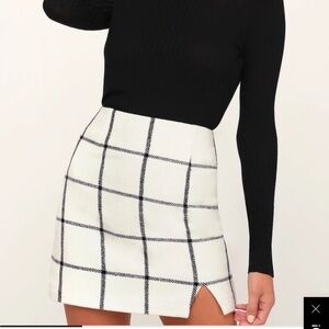 Plaid skirt